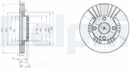 Mazda Remschijf BG3509