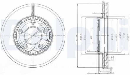 Mazda Remschijf BG3724