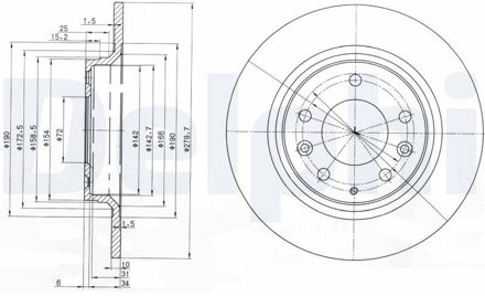 Mazda Remschijf BG3875C
