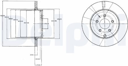 Mazda Remschijf BG4341