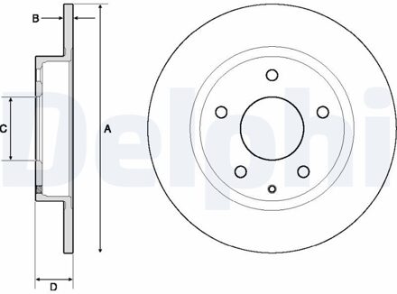 Mazda Remschijf BG4707C
