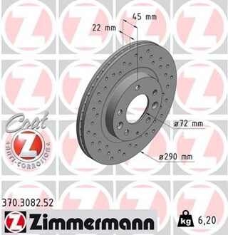 Mazda Remschijf SPORT REMSCHIJF COAT Z 370308252