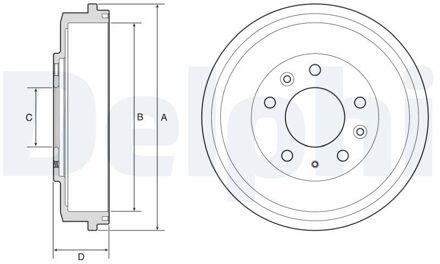 Mazda Remtrommel BF579