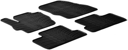Mazda Rubbermatten passend voor Mazda 3 2009-2012 (T profiel 4-delig + montageclips)
