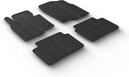 Mazda Rubbermatten passend voor Mazda CX-30 8/2019- (T profiel 4-delig + montageclips)