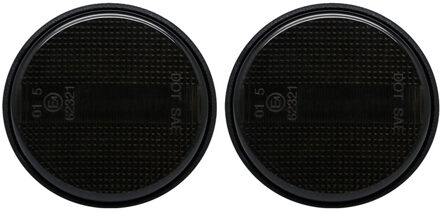 Mazda Set LED Zijknipperlichten passend voor Mazda MX-5 (Miata) NA/NB/NC 1989-2015 - Rookgrijs- incl. Dyna DLMAL03LS