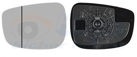 Mazda Spiegelglas, buitenspiegel * HAGUS * 2791831