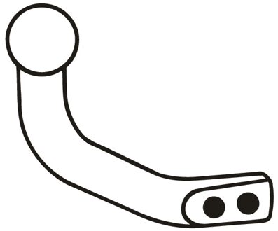 Mazda Vaste trekhaak 040211