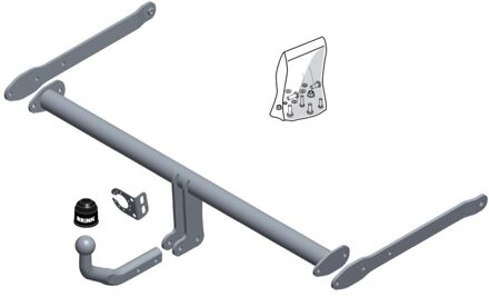 Mazda Vaste trekhaak 601900