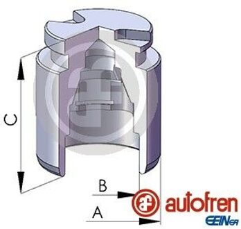 Mazda Zuiger, remklauw D025119