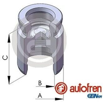 Mazda Zuiger, remklauw D025652