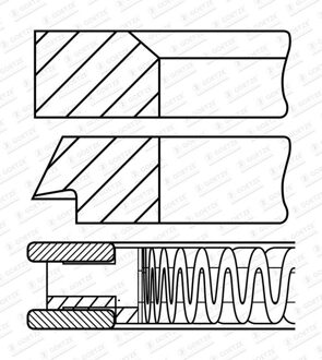 Mazda Zuigerveerset 0842470000