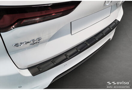 Mazda Zwart RVS Achterbumperprotector passend voor Mazda CX-60 (KH) 2022- 'STRONG EDITION' AV254047