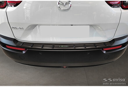 Mazda Zwart RVS Bumper beschermer passend voor Mazda MX-30 2020- 'STRONG EDITION' AV254034