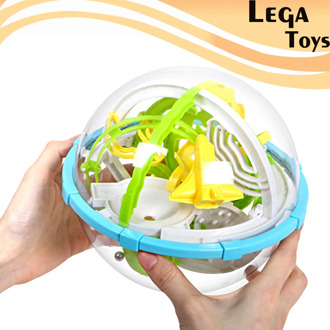 Maze Ball Labyrinth Globe Toys 140 Challenging Barriers Best Gift Magic Puzzle Game Independent Play for Children