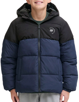 Maze Logo Hood Puffer Jas Junior - 140
