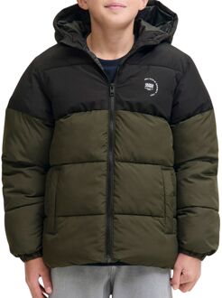 Maze Logo Hood Puffer Jas Junior - 176