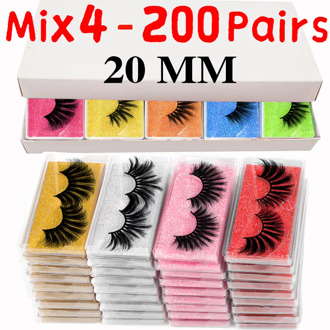 MB 20MM Eyelashes Wholesale 5D Mink Lashes Natural False Eye lashes soft Set faux cils Bulk Makeup False lashes in bulk makeup