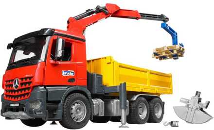 MB Arocs bouwvrachtwagen + kraan