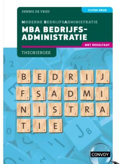 Mba Bedrijfsadministratie Met Resultaat - D. de Vries