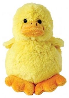 MBW Pluche Kuiken - 1x - geel - pluche dieren knuffels - 11 cm - Pasen