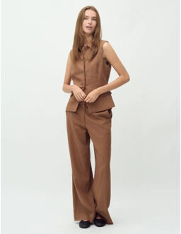 MbyM Cristiana long-m pants brown - Bruin - XS