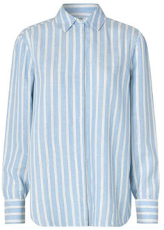MbyM Dalinna-m blouse - - maat S Lichtblauw