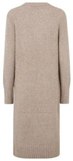 MbyM Sondra-m knitted dress brown - Bruin - M / L