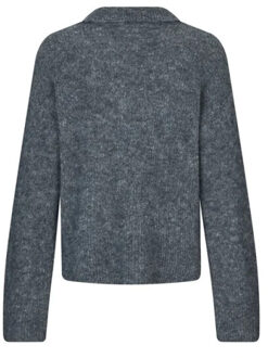 MbyM Ubika-m knit charcoal - Veelkleurig - XS / S