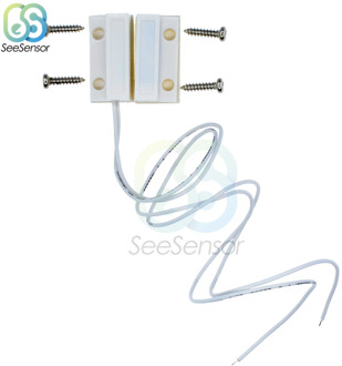 MC-38 Wired Door Window Sensor Detector Magnetic Switch Normally Closed Normally Open NC/NO for Home Security Alarm System