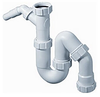 McAlpine 5357 Sifon - Universeel - Wasmachine Aansluiting - 6/4inch x 40mm