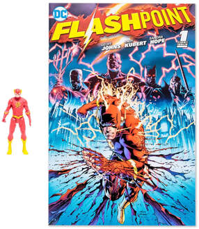 Mcfarlane DC Direct: Page Punchers - Flashpoint Comic and Flash 3 Inch Action Figure