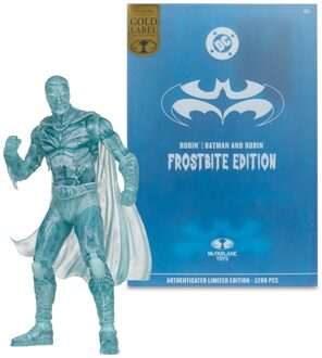 McFarlane DC Multiverse Batman And Robin Frostbite Robin Gold Label Version Action Figure (7 )