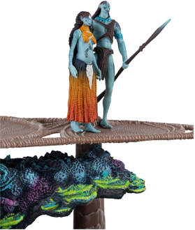 McFarlane Disney Avatar: The Way of Water - Metkayina Reef with Tonowari and Ronal Playset