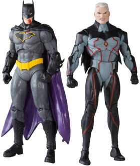 Mcfarlane Toys DC Collector Action Figures Pack of 2 Omega (Unmasked) & Batman (Bloody)(Gold Label) 18 cm
