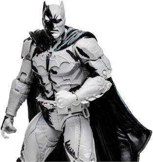 Mcfarlane Toys DC Comics: Batman Line Art Variant 7 inch Action Figure with Black Adam Comic