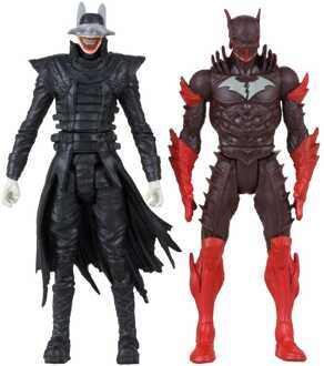 Mcfarlane Toys DC Direct Gaming Action Figures Batman Who Laughs & Red Death (Dark Nights Metal #1) 8 cm