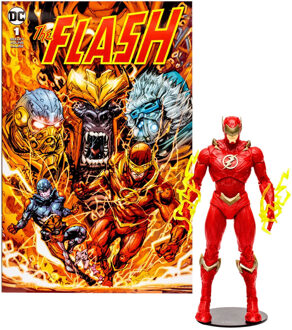 Mcfarlane Toys DC Direct Page Punchers Action Figure The Flash Barry Allen (The Flash Comic) 18 cm