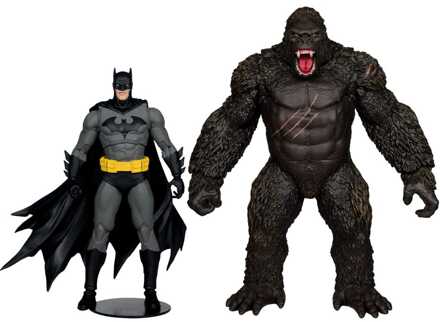 Mcfarlane Toys DC Justice League Monsterverse DC Multiverse Action Figures 2-Pack Batman & Kong 29 cm