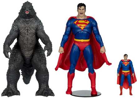 Mcfarlane Toys DC Justice League Monsterverse DC Multiverse Action Figures 2-Pack Superman Vs. Godzilla 30 cm