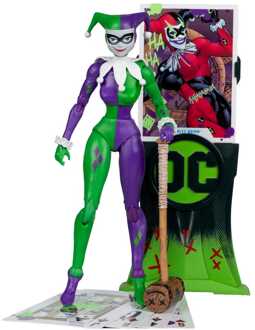 Mcfarlane Toys DC Multiverse Action Figure Harley Quinn (DC Classic) Jokerized (Gold Label) 18 cm