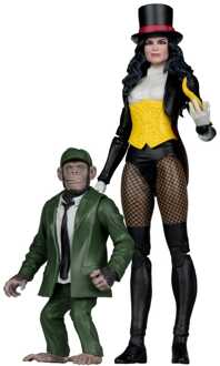 Mcfarlane Toys DC Multiverse McFarlane Action Figure Zatanna with Detective Chimp Collector Edition #53 18 cm