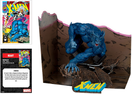 McFarlane Toys Marvel Beast 1:10th Scale Collectible with Scene (X-Men #1)