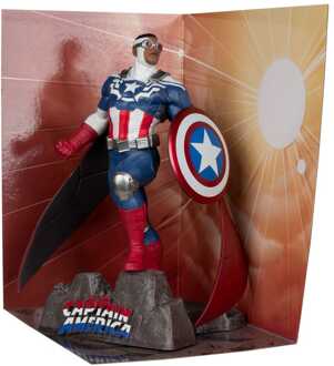 Mcfarlane Toys Marvel Collection PVC Statue 1/10 Captain America (All-New Captain America #1) 17 cm