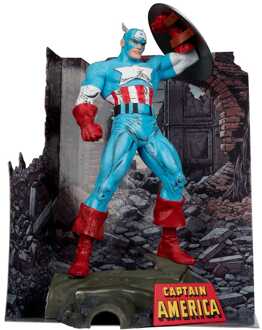 Mcfarlane Toys Marvel PVC Statue 1/6 Captain America (The Amazing Spider-Man #323) 28 cm