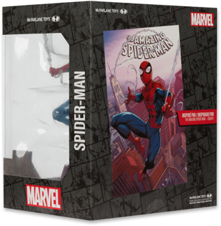 McFarlane Toys Marvel Spider-Man 1:10th Scale Collectible with Scene (The Amazing Spider-Man #1)