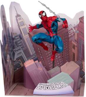 McFarlane Toys Marvel Spider-Man 1:10th Scale Collectible with Scene (The Amazing Spider-Man #1)