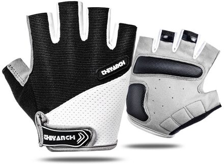 Mcfk 0101 Sport Handschoenen Voor Mannen En Vrouwen Outdoor Mountainbike Half-Vinger Antislip Handschoenen Schokbestendig Fitness fietsen Handschoenen 0101-zwart / L