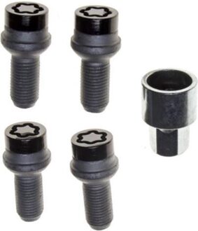 McGard Slotbouten Bolconisch 14x1,5 - 26.7 mm - kop  17 Zwart | 28018SUB