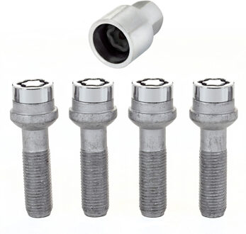 McGard Slotboutenset M14x1.50 - Bolkonisch R14 - Lengte 37,1mm (19mm kop) MG28044